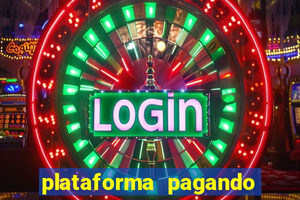 plataforma pagando no cadastro